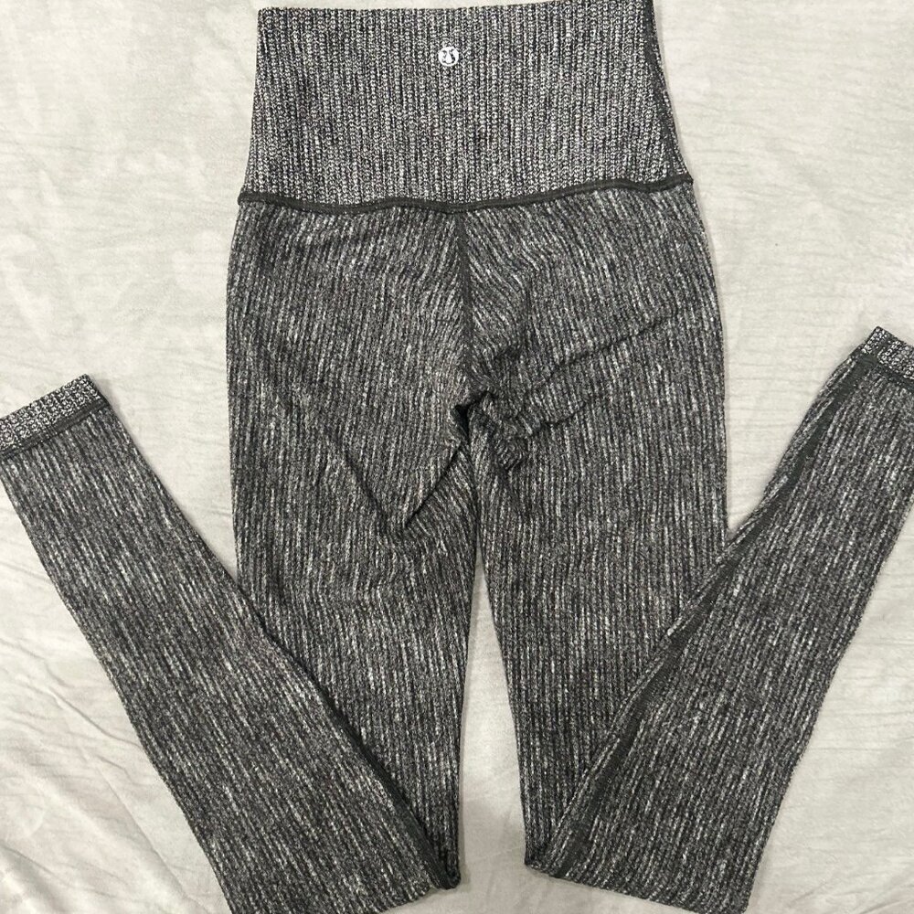Lululemon Full Length Leggings Foldover with Logo Option Small XS Size 2

#34